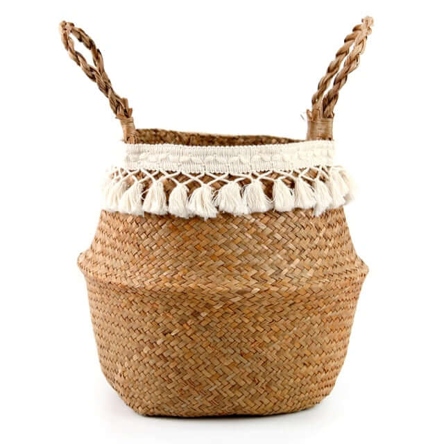 Seagrass Woven Storage Basket - 23cmX20cm Naturverse