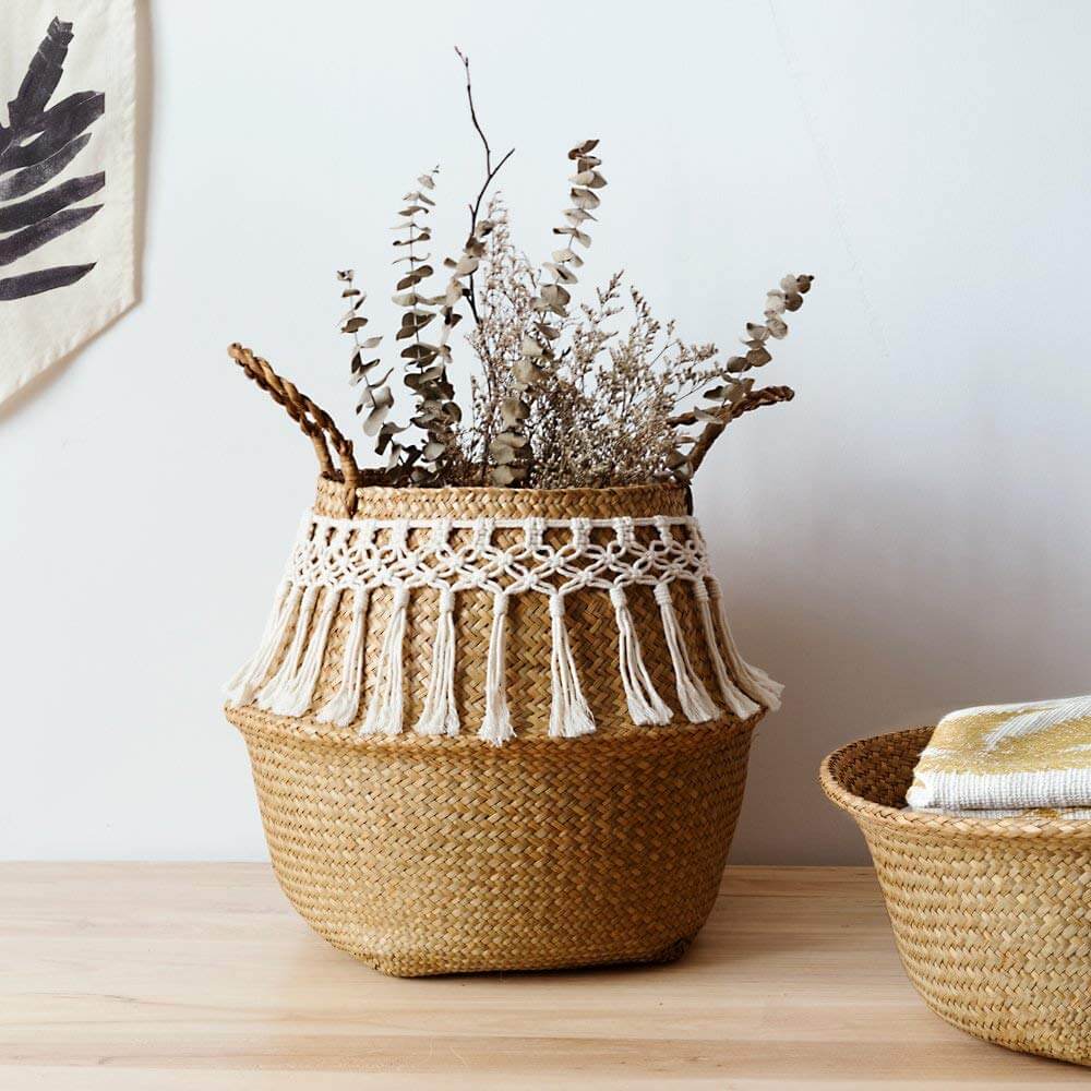 Woven Seagrass basket - Naturverse